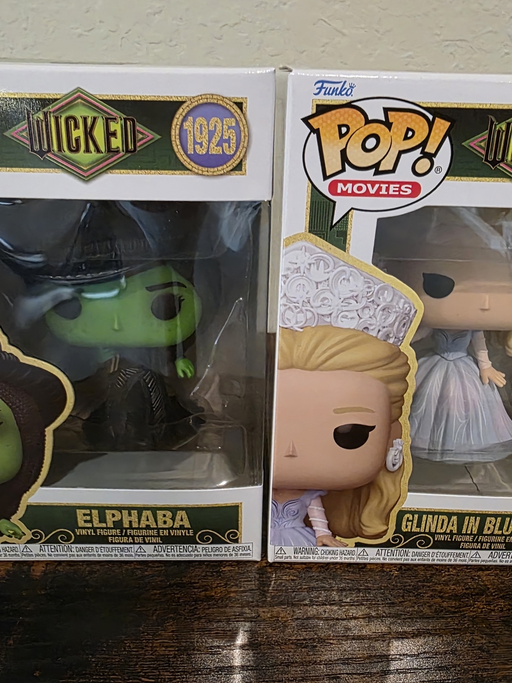 Funko Elphaba (Green) & Glinda (Blonde) Pop! Movies Duo